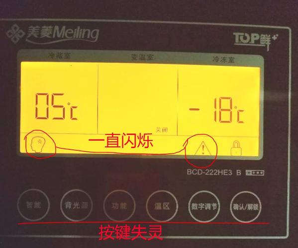 美的bcd215冰箱常见故障,美的冰箱bcd252wtqm故障)