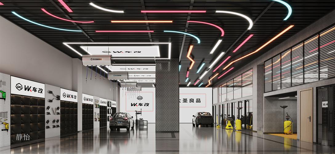 车行背景墙装修效果图,车行背景墙装修效果图片大全